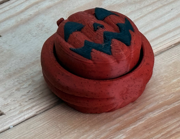 Pumpkin Press Button Fidget
